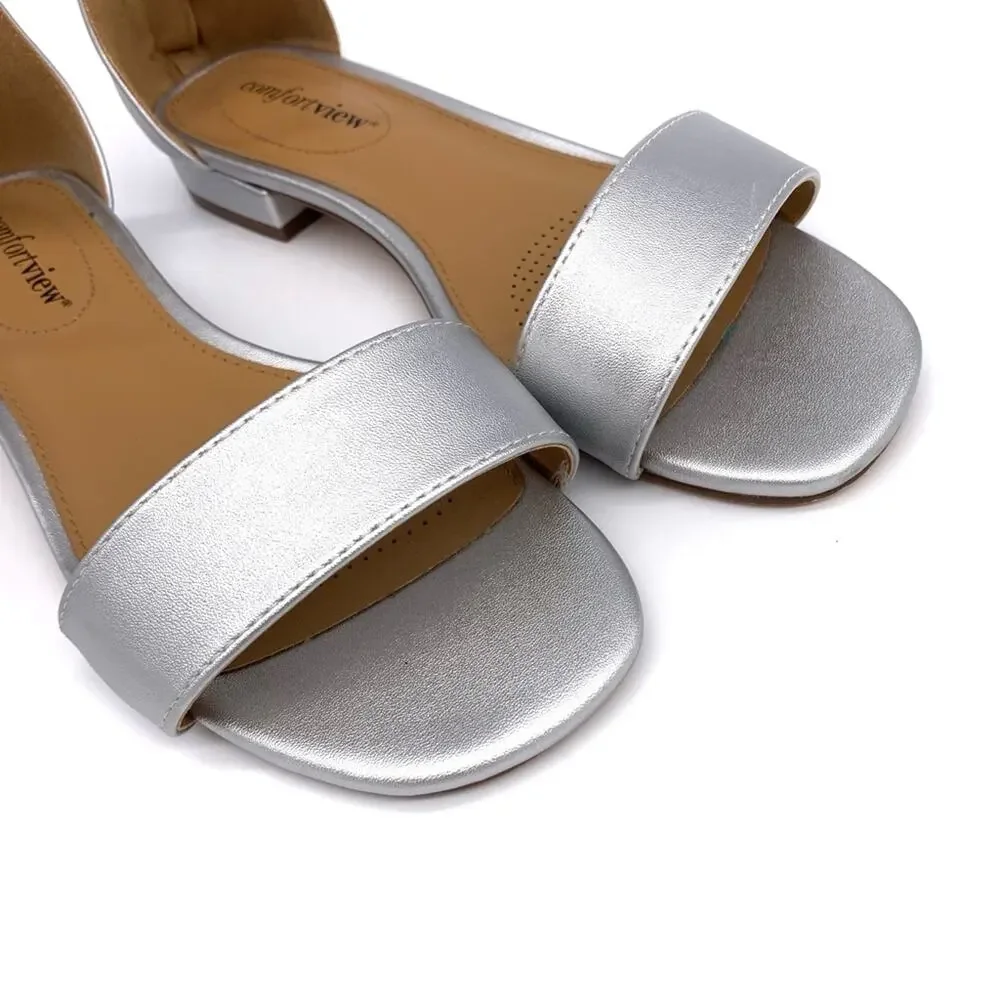 COMFORTVIEW The Alora Sandal Silver 7